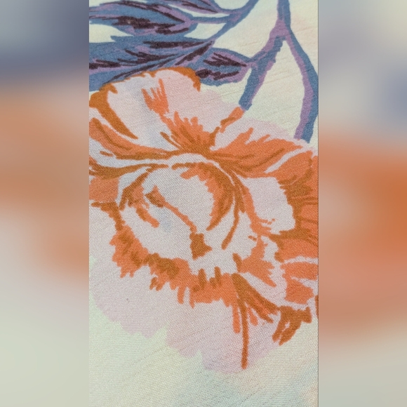 Billabong Dance Til Dawn Floral Midi Skirt Size S Adjustable Waist 3 - Picture 5 of 7